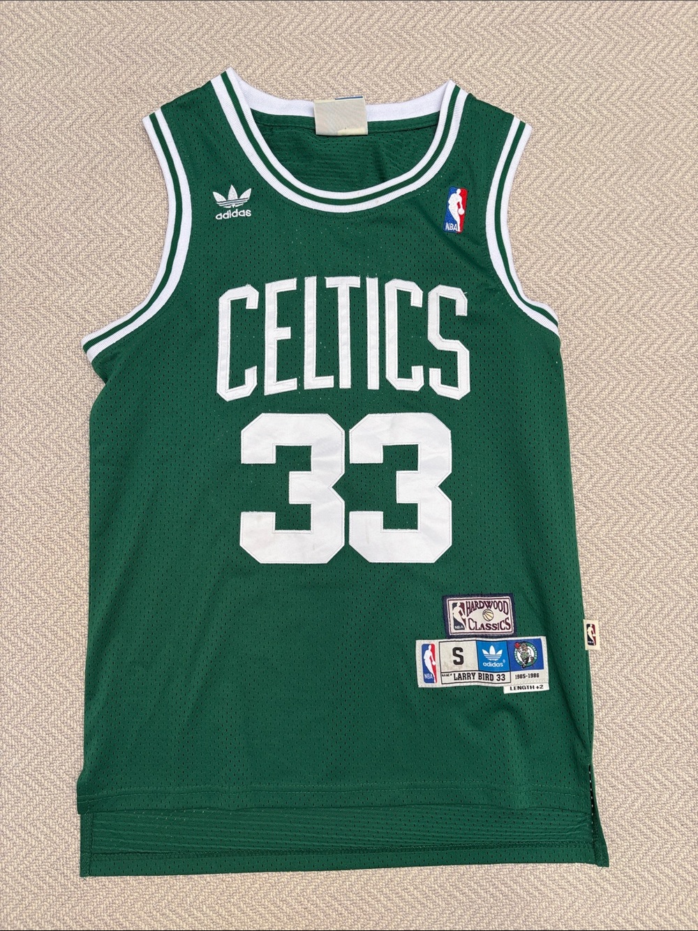 CELTICS ADIDAS NBA Larry Bird Swingman Jersey.